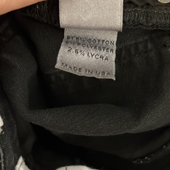 Lovers and Friends Mason Hi-Rise Skinny black sz 24 open knee denim jeans - Picture 10 of 10